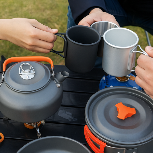 Camping Cookware Lightweight 2-3P Outdoor Set