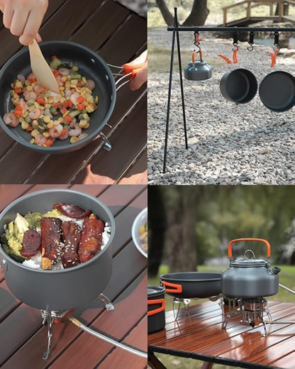 Camping Cookware Lightweight 2-3P Outdoor Set
