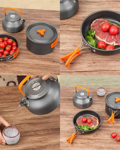 Camping Cookware Lightweight 2-3P Outdoor Set