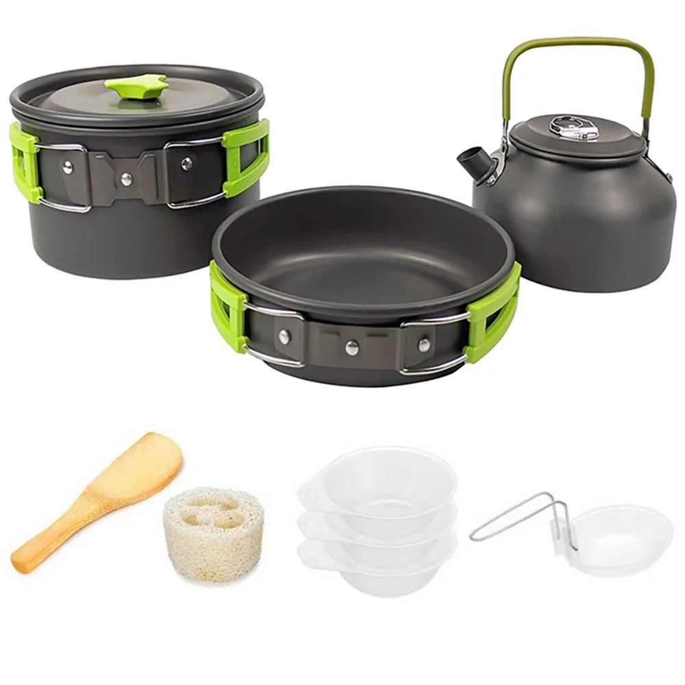Camping Cookware Lightweight 2-3P Outdoor Set