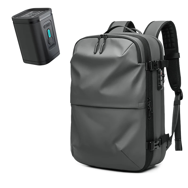 Men Travel Backpack Vacuum Compression 17 inch Laptop