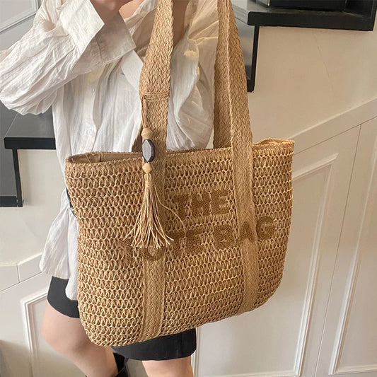 French Style Straw Woven Bag