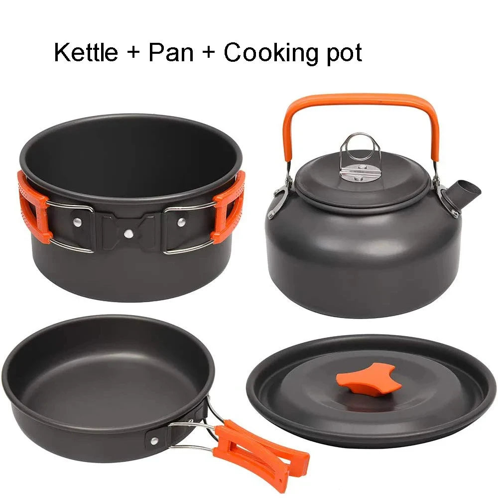 Camping Cookware Lightweight 2-3P Outdoor Set