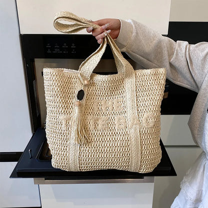 French Style Straw Woven Bag