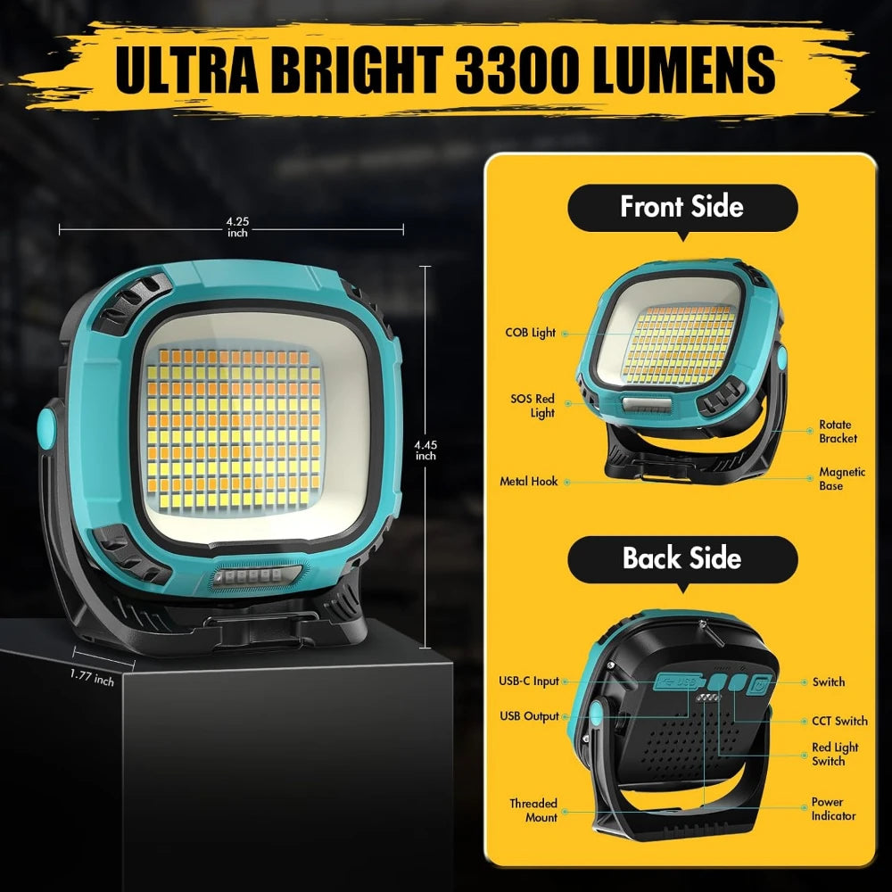 LED Rechargeable 3800 Lumen Light