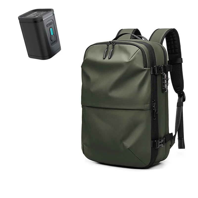 Men Travel Backpack Vacuum Compression 17 inch Laptop