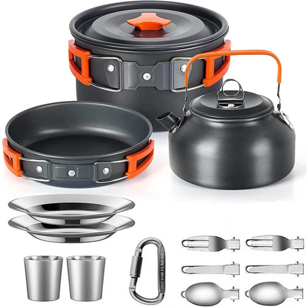 Camping Cookware Lightweight 2-3P Outdoor Set