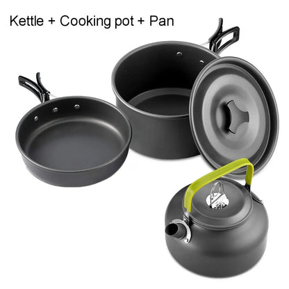 Camping Cookware Lightweight 2-3P Outdoor Set