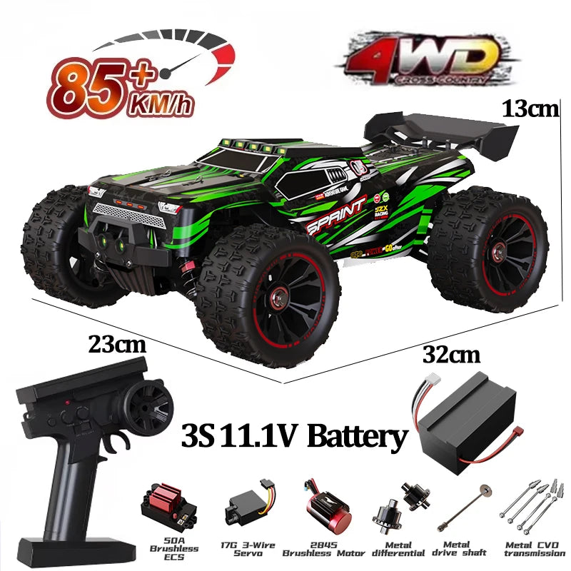 9522PRO High-Speed 85KM/H Off-Road RC Car