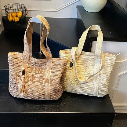 French Style Straw Woven Bag