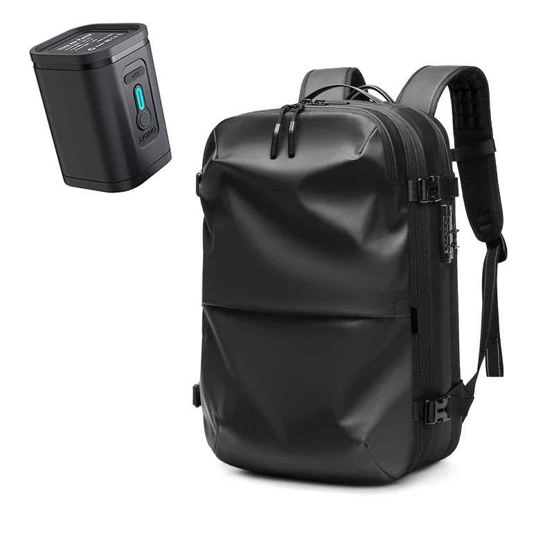 Men Travel Backpack Vacuum Compression 17 inch Laptop