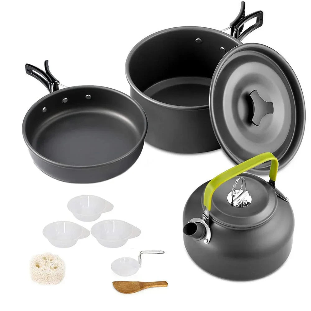 Camping Cookware Lightweight 2-3P Outdoor Set